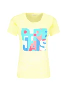 T-shirt BROOKE | Regular Fit Pepe Jeans London žuta