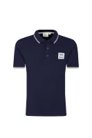 Polo majica | Regular Fit | pique BOSS Kidswear modra