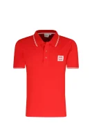 Polo majica | Regular Fit | pique BOSS Kidswear crvena