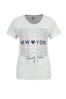 T-shirt TJW NEW YORK TEE | Regular Fit Tommy Jeans boja pepela