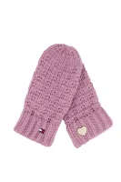 Solid Mini Gloves Tommy Hilfiger ružičasta