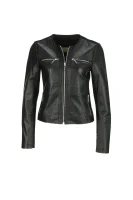 Leather Jacket Michael Kors crna