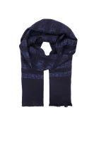 Woollen shawl Lagerfeld modra