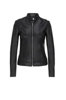 Nellie Easy Leather Jacket Tommy Hilfiger crna