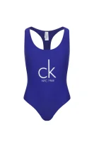 Kupaći kostim CHEEKY RACER Calvin Klein Swimwear modra
