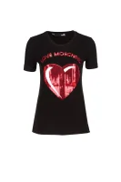 T-shirt Love Moschino crna