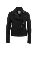 Alhambra Leather Jacket Pinko crna