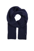New Cable Scarf Tommy Hilfiger modra