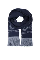 Woolen scarf Aproscar BOSS ORANGE modra