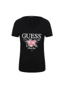 T-shirt Rose L.A. GUESS crna