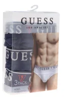 Gaće 3-pack HERO | cotton stretch Guess Underwear modra