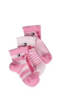 Socks 3 Pack Tommy Hilfiger ružičasta