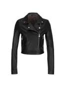 Leather Jacket Liu Jo crna