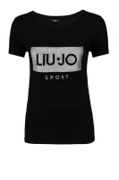 T-shirt | Regular Fit Liu Jo Sport crna