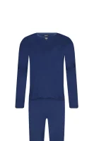 Pidžama | Regular Fit Emporio Armani modra