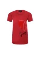 T-shirt Emporio Armani crvena