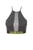Bikini top Calvin Klein Swimwear grafitna
