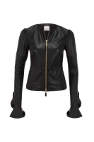 Capitre Leather Jacket Pinko crna