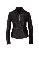 Leather Jacket Liu Jo crna