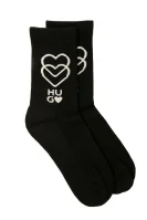 Čarape LOVE Hugo Bodywear crna