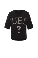 T-shirt Cropped GUESS crna