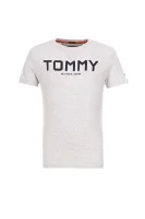 Ame logo T-shirt Tommy Hilfiger boja pepela