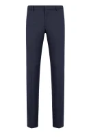 Vunene hlače Getlin | Slim Fit HUGO modra