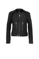 L-Heze Leather Jacket Diesel crna
