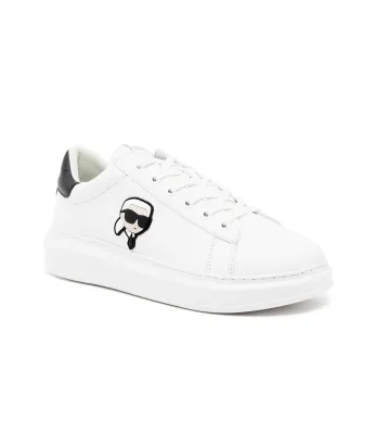 Kožni tenisice KAPRI Karl NFT Lo Lace Karl Lagerfeld | Bijela KL52530N