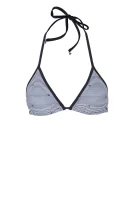 Printed Triangle bikini top Tommy Hilfiger modra