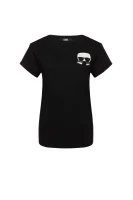 T-shirt Ikonik Karl Lagerfeld crna