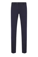Vunene hlače Wilhelm 3 | Extra slim fit BOSS BLACK modra