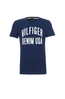 Ame logo T-shirt Tommy Hilfiger modra