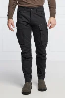 Cargo hlače Rovic zip 3d | Tapered G- Star Raw crna