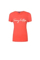 T-shirt Aila | Regular Fit Tommy Hilfiger crvena