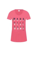 T-shirt taprinty | Regular Fit BOSS ORANGE ružičasta
