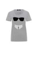 Monsieur Karl T-shirt Karl Lagerfeld siva