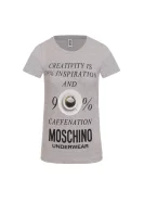 T-shirt Moschino Underwear boja pepela