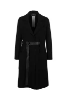 Cashmere coat Emporio Armani crna