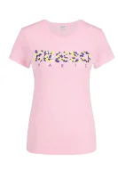 T-shirt Jackie Flowers | Slim Fit Kenzo ružičasta