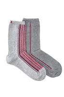 Čarape 2-pack MONOGRAM Tommy Hilfiger siva