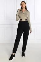 Top WO - 1/4 ZIP | Cropped Fit Calvin Klein Performance boja pjeska