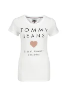 T-shirt TJW HEART LOGO | Slim Fit Tommy Jeans bijela