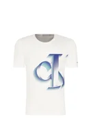T-shirt PIXELATED MONOGRAM | Regular Fit CALVIN KLEIN JEANS bijela