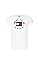 T-shirt FLAG | Regular Fit Tommy Hilfiger bijela