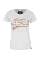 T-shirt HIGH FLYERS EMBOSSED ENTRY TEE | Regular Fit Superdry boja pepela