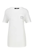 T-shirt Logo Pocket | Regular Fit Karl Lagerfeld bijela