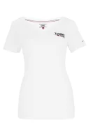 T-shirt TJW LOGO V-NECK | Regular Fit Tommy Jeans bijela