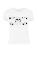 T-shirt | Slim Fit Elisabetta Franchi bijela