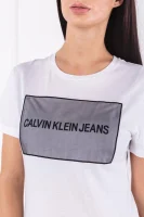 T-shirt INSTITUTIONAL | Slim Fit CALVIN KLEIN JEANS bijela